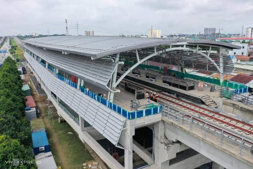 Metro số 1 Bến Thành - Suối Tiên sẽ khai thác thương mại từ tháng 12/2024