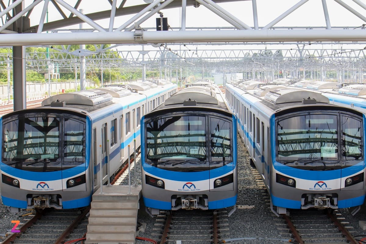 Tiến độ vận hành thử nghiệm tuyến Metro số 1 Bến Thành - Suối Tiên tại TP.HCM