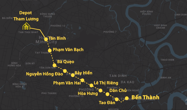 Thiết kế Metro Bến Thành - Tham Lương